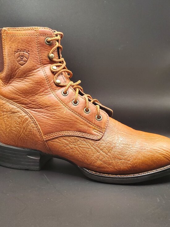 Ariat Cobalt Leather Lace-Up Boots Men\'s US 8.5D main image 4